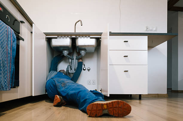 Professional Drain Cleaning technician working in Huron, OH